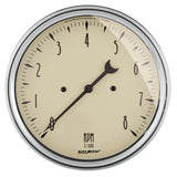 5" IN-DASH TACHOMETER 0-8000 RPM ANTIQUE BEIGE
