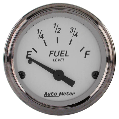 2-1/16" FUEL LEVEL 0-30 O GM AMERICAN PLATINUM