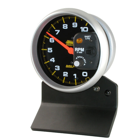 5" TACHOMETER 0-10000 RPM BLACK PRO-CYCLE