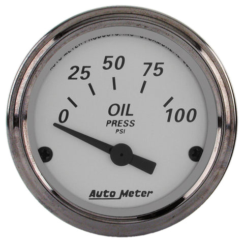 2-1/16" OIL PRESSURE 0-100 PSI AMERICAN PLATINUM