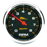 3-3/4" TACHOMETER 0-8000 RPM BLACK PRO-CYCLE