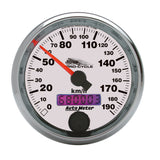 2-5/8" SPEEDOMETER 0-190 KPH WHITE PRO-CYCLE