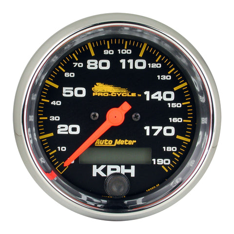 3-3/4" SPEEDOMETER 0-120 MPH BLACK PRO-CYCLE