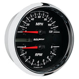 5" DIRECT FIT TACHOMETER/SPEEDOMETER COMBO 8K RPM/120 MPH BLACK PRO-CYCLE