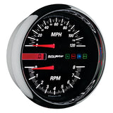 5" DIRECT FIT TACHOMETER/SPEEDOMETER COMBO 8K RPM/120 MPH BLACK PRO-CYCLE