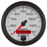 3-3/8" SPEEDOMETER 0-160 MPH WHITE PRO-CYCLE