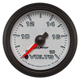2-1/16" VOLTMETER 8-18V WHITE PRO-CYCLE