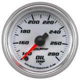2-1/16" OIL TEMPERATURE 140-280 °F WHITE PRO-CYCLE
