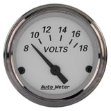 2-1/16" VOLTMETER 8-18V AMERICAN PLATINUM
