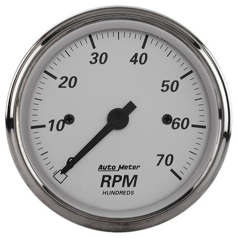 3-1/8" IN-DASH TACHOMETER 0-7000 RPM AMERICAN PLATINUM
