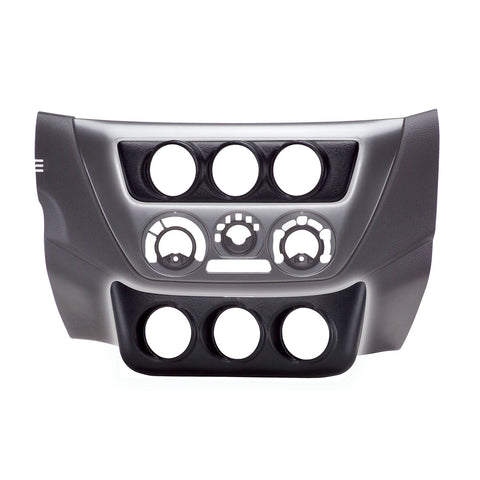 DASH CONSOLE UPPER TRIPLE 2-1/16" MITSUBISHI EVO 8 03-07