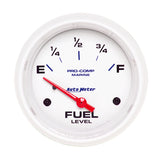 2-5/8" FUEL LEVEL 240-33 O MARINE WHITE