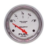 2-5/8" FUEL LEVEL 240-33 O MARINE CHROME ULTRA-LITE