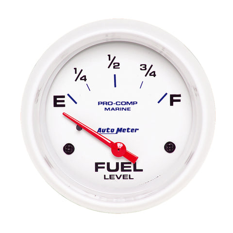 2-5/8" FUEL LEVEL 240-33 O MARINE WHITE