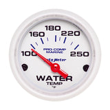 2-1/16" WATER TEMPERATURE 100-250 °F MARINE WHITE
