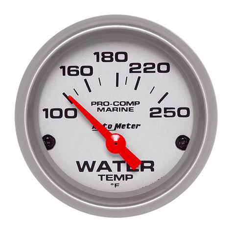 2-1/16" WATER TEMPERATURE 100-250 °F MARINE SILVER ULTRA-LITE