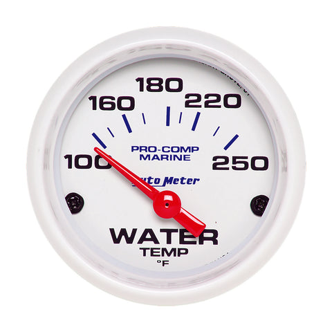 2-1/16" WATER TEMPERATURE 100-250 °F MARINE WHITE
