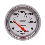 2-5/8" WATER TEMPERATURE 100-250 °F MARINE CHROME ULTRA-LITE