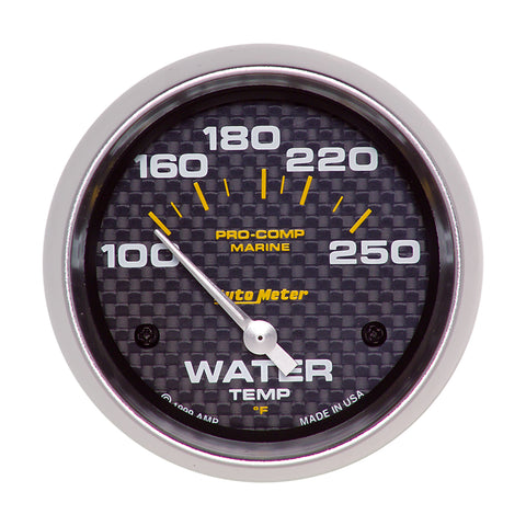 2-5/8" WATER TEMPERATURE 100-250 °F MARINE CARBON FIBER