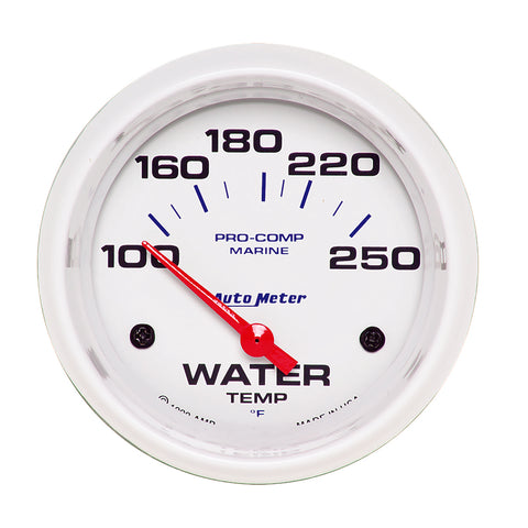 2-5/8" WATER TEMPERATURE 100-250 °F MARINE WHITE