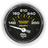2-1/16" OIL TEMPERATURE 140-340 °F MARINE CARBON FIBER