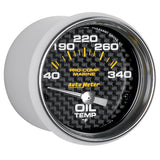 2-1/16" OIL TEMPERATURE 140-340 °F MARINE CARBON FIBER
