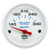 2-1/16" OIL TEMPERATURE 140-340 °F MARINE WHITE