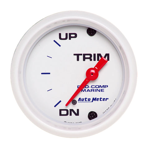 2-1/16" TRIM LEVEL UP/DOWN MARINE WHITE