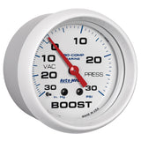 2-5/8" VACUUM/BOOST 30 IN HG/20 PSI MARINE WHITE
