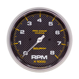 5" IN-DASH TACHOMETER 0-8000 RPM MARINE CARBON FIBER
