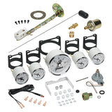 5 PC. GAUGE KIT 3-3/8" & 2-1/16" ELEC. SPEEDO W/ WHEEL ODO PRESTIGE PEARL