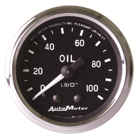 2-1/16" OIL PRESSURE 0-100 PSI COBRA
