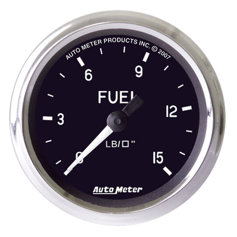 2-1/16" FUEL PRESSURE 0-15 PSI COBRA