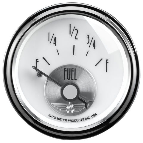 2-1/16" Fuel Level 0-90 O SSE Prestige Pearl