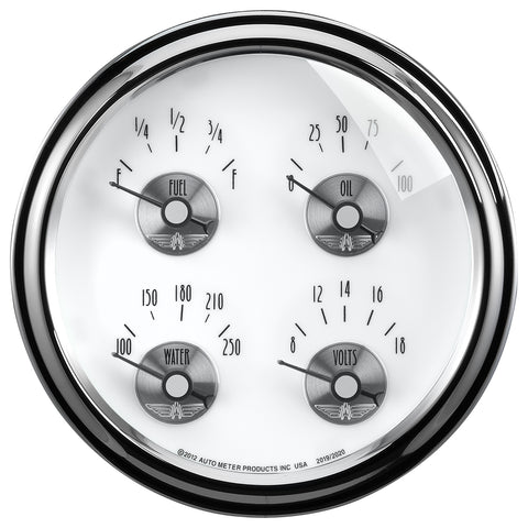 5" QUAD GAUGE 100 PSI/100-250 °F/8-18V/240-33 O PRESTIGE PEARL