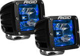 RIGID Radiance Pod With Blue Backlight Surface Mount Black Housing  Pair