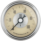 2-1/16" OIL PRESSURE 0-100 PSI PRESTIGE ANTIQUE IVORY