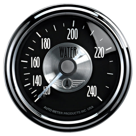2-1/16" WATER TEMPERATURE 120-240 °F PRESTIGE BLACK DIAMOND