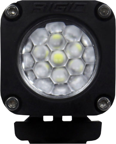 RIGID Ignite LED Light Diffused Lens Surface Mount Black Housing Single
