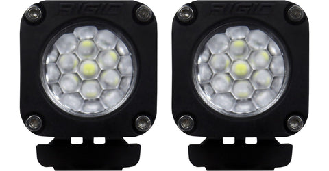 RIGID Ignite Back-Up Kit Diffused Lens Surface Mount Black Housing Pair