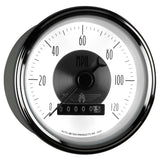 3-3/8" SPEEDOMETER 0-120 MPH PRESTIGE PEARL