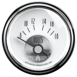2-1/16" VOLTMETER 8-18V PRESTIGE PEARL
