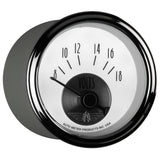 2-1/16" VOLTMETER 8-18V PRESTIGE PEARL