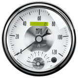 5" TACHOMETER/SPEEDOMETER COMBO 8K RPM/120 MPH PRESTIGE PEARL