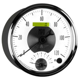 5" TACHOMETER/SPEEDOMETER COMBO 8K RPM/120 MPH PRESTIGE PEARL