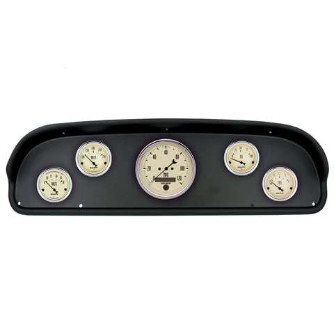 5 GAUGE DIRECT-FIT DASH KIT FORD F100 57-60 ANTIQUE BEIGE