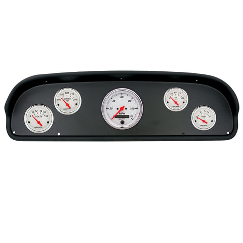 5 GAUGE DIRECT-FIT DASH KIT FORD F100 57-60 ARCTIC WHITE