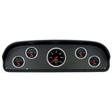 5 GAUGE DIRECT-FIT DASH KIT FORD F100 57-60 DESIGNER BLACK