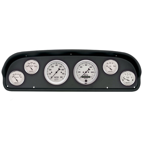 6 GAUGE DIRECT-FIT DASH KIT FORD F100 57-60 OLD TYME WHITE