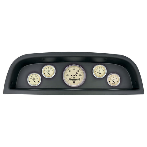 5 GAUGE DIRECT-FIT DASH KIT CHEVROLET TRUCK 60-63 ANTIQUE BEIGE